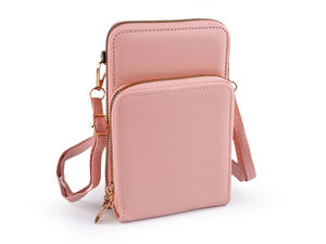 Geantă crossbody compactă pentru telefon și portofel multicompartimentat cu baretă reglabilă