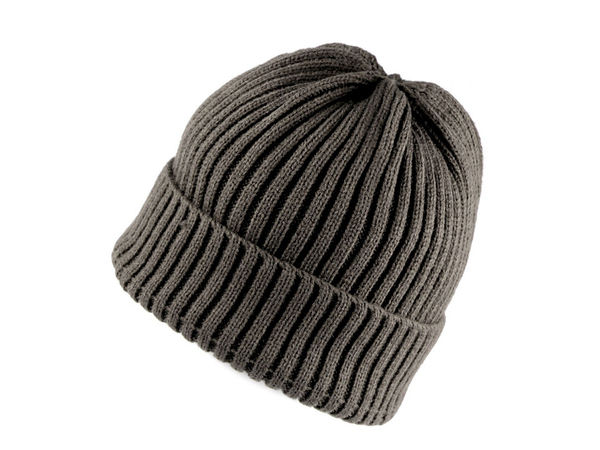 Căciulă tricotată unisex în dungi, cu margine rulată – Căciulă călduroasă premium din tricot elastic pentru sporturi în aer liber și purtare zilnică