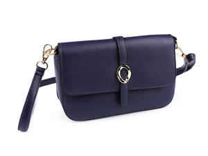 Geantă crossbody din piele ecologică cu cataramă metalică ornamentală (21x13 cm)