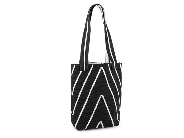 Geantă premium din tricot textil - Geantă de umăr tip tote, încăpătoare, pentru zi de zi