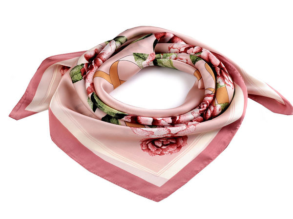 Eșarfă pătrată din satin premium (70x70 cm) - Accesoriu vestimentar elegant și versatil