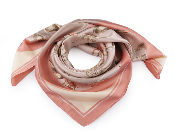 Eșarfă pătrată din satin premium (70x70 cm) - Accesoriu vestimentar elegant și versatil