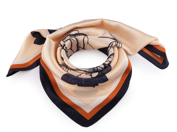 Eșarfă pătrată din satin premium (70x70 cm) - Accesoriu vestimentar elegant și versatil
