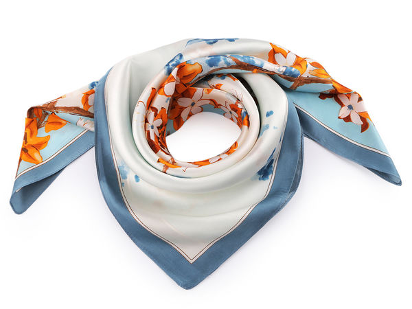 Eșarfă pătrată din satin premium (70x70 cm) - Accesoriu vestimentar elegant și versatil
