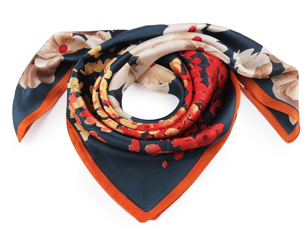 Eșarfă pătrată din satin premium (70x70 cm) - Accesoriu vestimentar elegant și versatil
