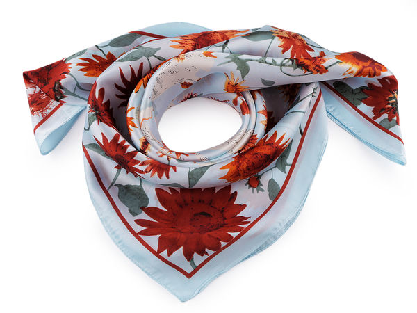 Eșarfă pătrată din satin premium (70x70 cm) - Accesoriu vestimentar elegant și versatil