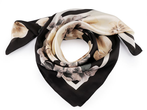 Eșarfă pătrată din satin premium (70x70 cm) - Accesoriu vestimentar elegant și versatil