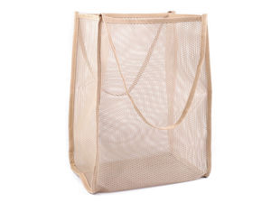Geantă tote premium din plasă cu bază extensibilă - Sacoșă rezistentă pentru cumpărături și plajă (30x38 cm)