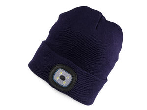 Căciulă premium unisex cu lanternă LED reîncărcabilă - Căciulă călduroasă din tricot dublu pentru exterior