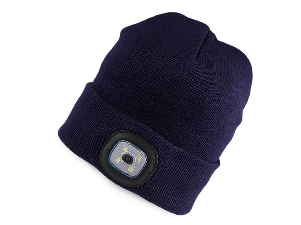 Căciulă premium unisex cu lanternă LED reîncărcabilă - Căciulă călduroasă din tricot dublu pentru exterior