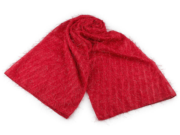 Șal elegant de gală din voal și eșarfă de seară cu lurex strălucitor - Șal fin și lejer pentru ocazii speciale (180 x 70 cm)