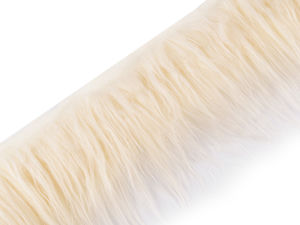 Bandă decorativă premium din blană ecologică pentru gnomi, păpuși și cusut (lățime 13 cm)