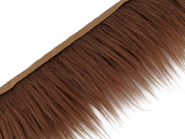 Bandă decorativă premium din blană ecologică pentru gnomi, păpuși și cusut (lățime 13 cm)