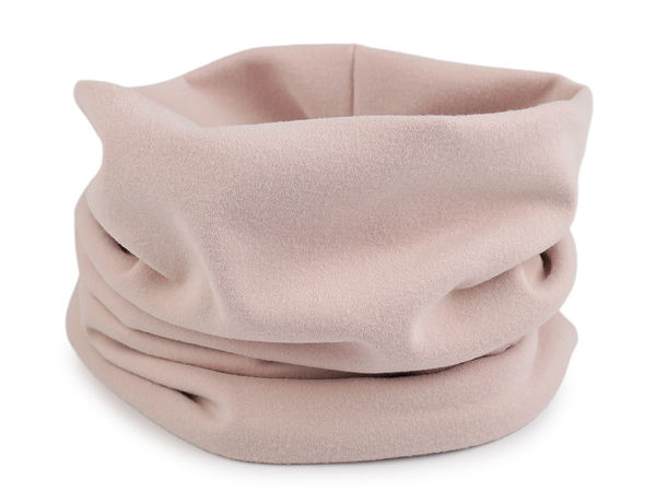 Căciulă și guler circular din fleece premium moale - Accesorii termice de iarnă lucrate manual