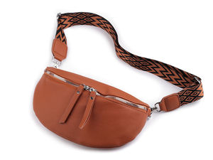 Geantă crossbody elegantă cu baretă colorată detașabilă - Poșetă de umăr universală premium (27x18 cm)
