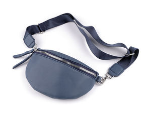 Geantă crossbody elegantă în formă de semilună - Borsetă de umăr cu curea reglabilă și detașabilă (24x16 cm)