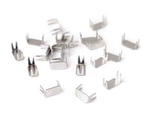 Opritoare metalice premium pentru capătul inferior al fermoarului (Nr. 10) - Capete durabile din nichel pentru fermoare din nailon și plastic