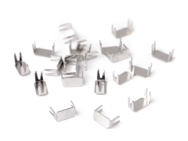 Opritoare metalice premium pentru capătul inferior al fermoarului (Nr. 10) - Capete durabile din nichel pentru fermoare din nailon și plastic