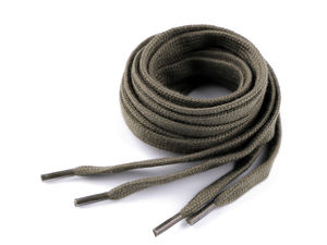 Șireturi și șnururi plate premium din bumbac (130 cm) - Șireturi de schimb universale pentru sneakerși, hanorace, jachete și pantaloni de trening