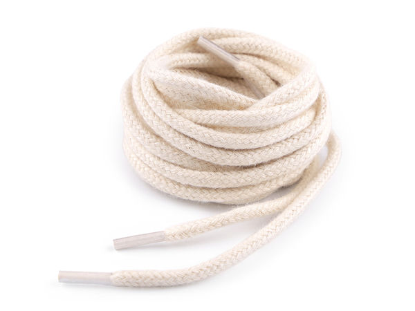 Șireturi rotunde premium din bumbac și șnururi de strângere (120 cm) – Șireturi de schimb universale pentru încălțăminte sport, bluze de trening și hanorace