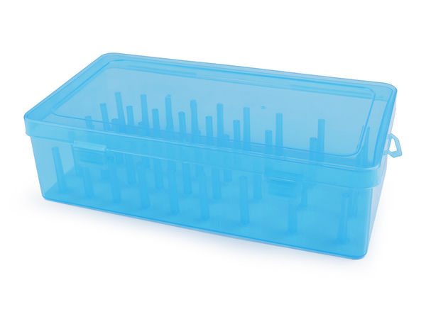 Cutie organizatoare premium pentru papiote - Capacitate 42 de papiote