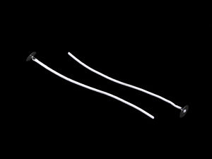 Fitiluri premium din bumbac pentru lumânări, cu suport metalic (13,4 cm) - Ceruite cu ceară vegetală naturală pentru proiecte DIY