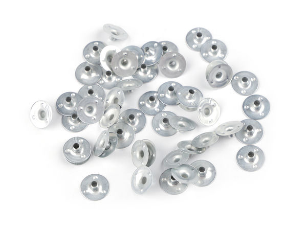Baze metalice premium pentru fitiluri de lumânări - Suporturi de 12 mm pentru confecționarea manuală a lumânărilor