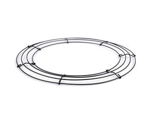 Bază metalică neagră pentru coronițe premium, 35 cm - Cadru rezistent pentru decorațiuni creative, aranjamente florale și de sărbători