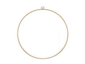 Cerc metalic sudat premium cu agățătoare (25 cm) – Suport circular versatil pentru prinzătoare de vise, macrame și decorațiuni
