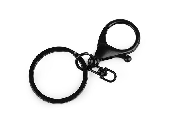 Inel breloc premium cu carabină rotativă - Conector metalic versatil pentru chei, poșete și pandantive pentru rucsac