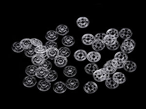 Capse de cusut din plastic transparent | Mini capse Ø7 mm