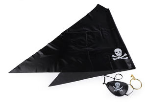 Set complet accesorii costum pirat - Set de 3 piese pentru carnaval și petreceri