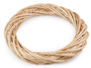 Coroniță premium din răchită Ø40 cm - Bază decorativă DIY pentru decorațiuni de sezon și aranjamente interioare