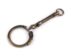 Inel metalic premium pentru chei cu carabină și lanț - Clemă versatilă pentru bijuterii handmade, accesorii pentru genți și brelocuri