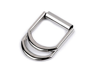 Cataramă metalică dublă premium - Lățime chingă 20 mm pentru curele, paltoane și rochii