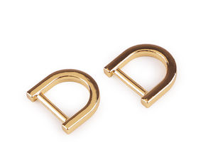 Inele D metalice premium pentru genți, îmbrăcăminte și accesorii - Lățime 15 mm
