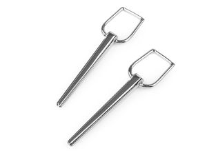 Conector metalic nichelat pentru mânere și barete de genți - 20mm