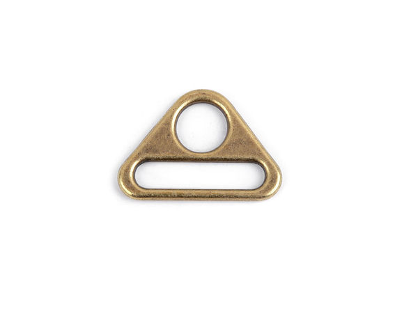 Catarame metalice triunghiulare culisante premium de 25 mm - Regulatoare triunghiulare pentru confecționarea genților