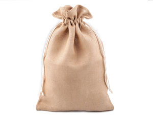 Sac premium din iută cu șnur (35 x 55 cm) - Săculeț de cadouri din iută naturală pentru proiecte creative și galanterie