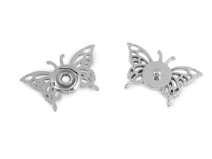 Capse decorative de cusut în formă de fluture - Capse premium din nichel pentru îmbrăcăminte și genți