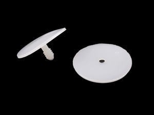 Articulații de siguranță din plastic pentru păpuși și jucării DIY (Ø43mm, Transparente) – Conectori rotativi pentru membrele jucăriilor din pluș, croșetate sau cusute