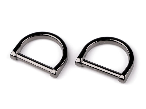 Inele D metalice premium de 25 mm pentru îmbrăcăminte, genți și accesorii de modă