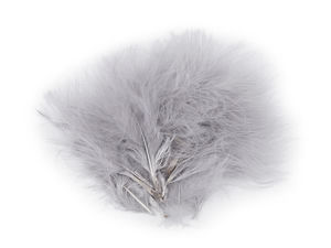 Pene de marabu premium extra fine (5-12 cm) pentru lucru manual, costume și aranjamente florale – 20 bucăți