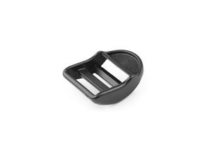 Cataramă autoblocantă premium din plastic negru - Regulator de chingi de 20 mm pentru rucsacuri și genți outdoor
