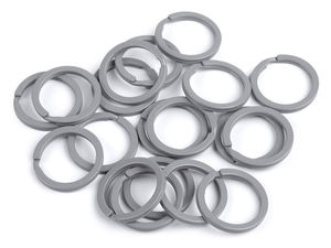Inel metalic plat premium pentru chei (30 mm) - Inel despicat rezistent pentru brelocuri, ornamente de genți și proiecte handmade