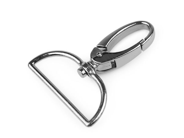 Carabină metalică rotativă premium tip clește pentru curele de 37 mm