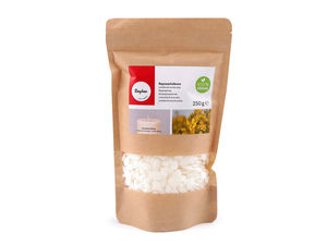 Granule premium de ceară de rapiță pentru turnarea lumânărilor (250g) - Ecologice și sustenabile