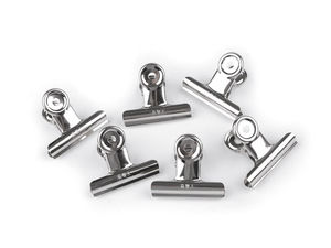 Clemă metalică premium pentru cusut și materiale textile (Nichel) – Clește de croitorie super-rezistent, 5 cm