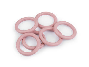 Inele premium din lemn vopsit (50 mm) pentru macrame, prinzătoare de vise și decorațiuni suspendate DIY