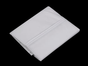 Husă premium albă, lungă, pentru rochii de mireasă și de seară - 80x180 cm